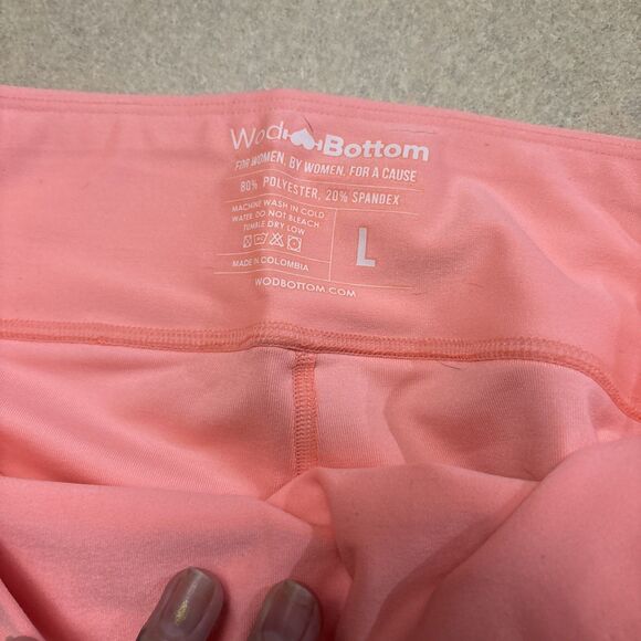 Wodbottom Women’s Large Athletic Leggings - GREAT CONDITION! Peach - Picture 2 of 3